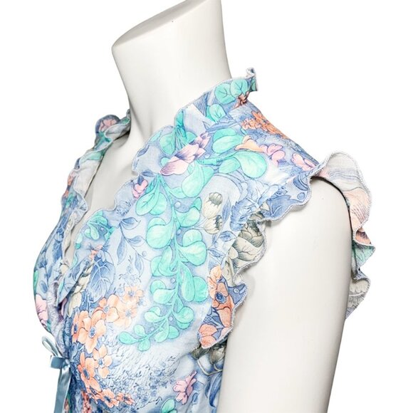 RARE VINTAGE 1970's Romantic Fairycore Angel Dress - Picture 6 of 11